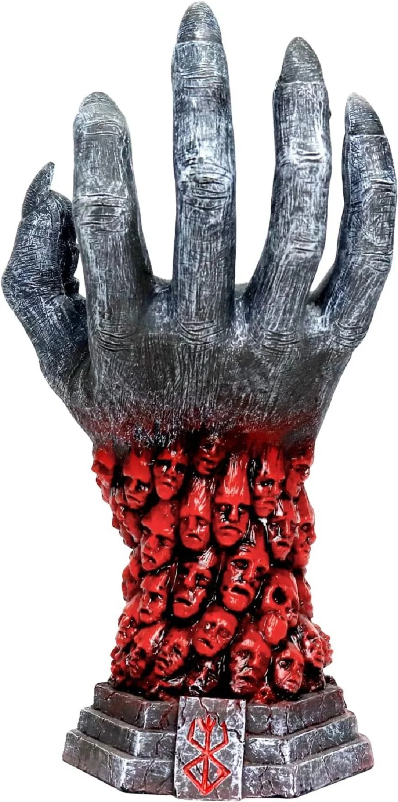 Статуя Берсерка Руны Скульптура Бог Берсеркер Дьявольская Рука Череп Правая