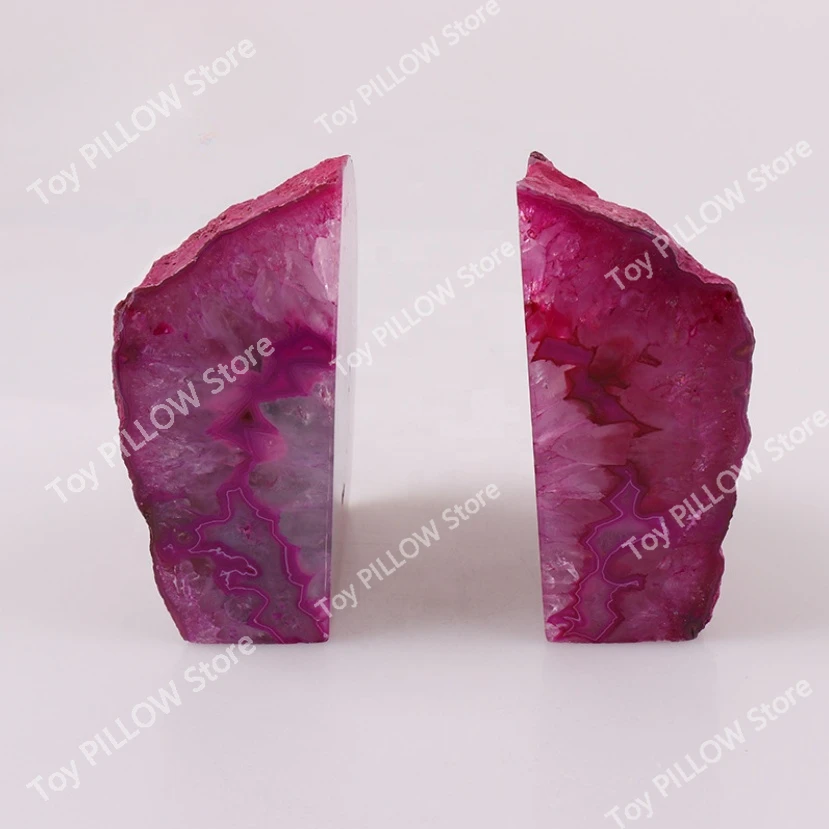 Декоративное украшение для библиотеки офиса кристаллов розового кварца конец