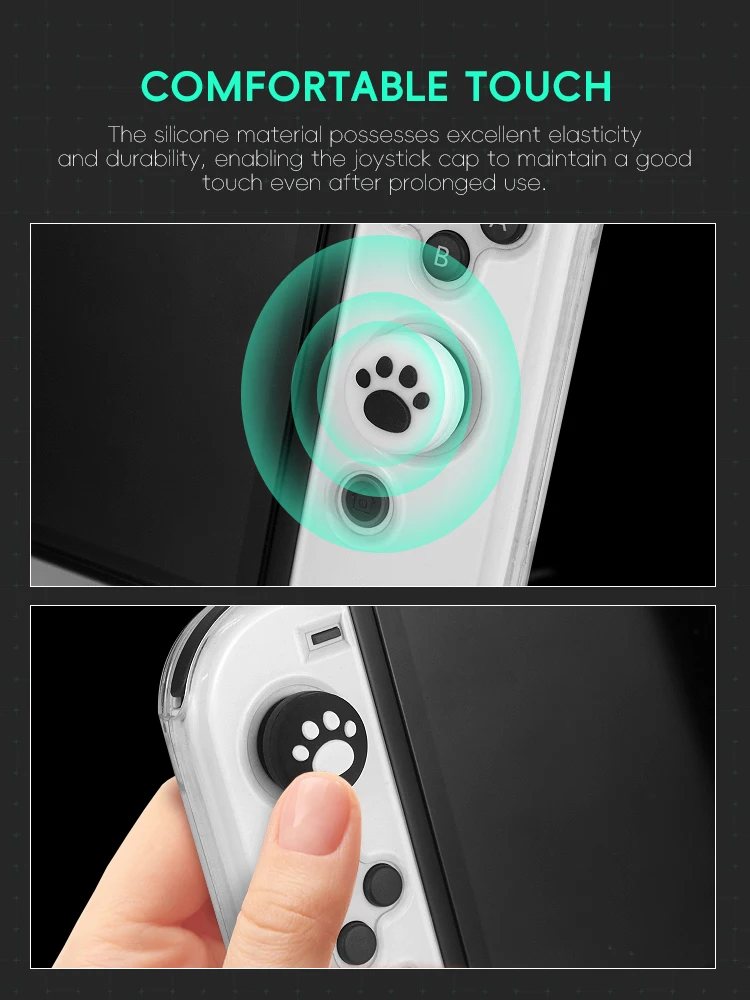 Data Frog Nintendo Switch чехол для джойстика защитный Joy Con большие ручки большого пальца