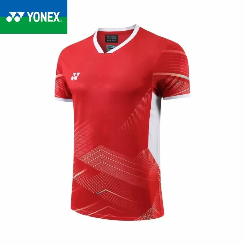 YONEX 2024 новая летняя мужская и женская одежда для бадминтона спортивная