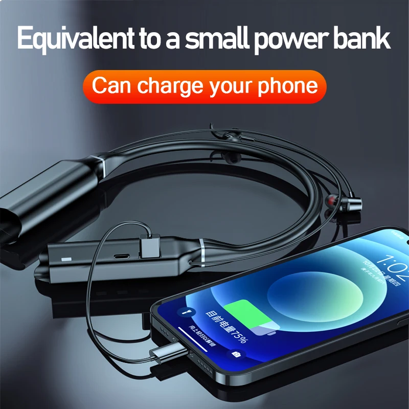 2022 NEW 5.2 Bluetooth Earphones Can Be As Power Bank TWS Wireless Headphones Sports Waterproof Headset 500Hour Playback 6000mAh |