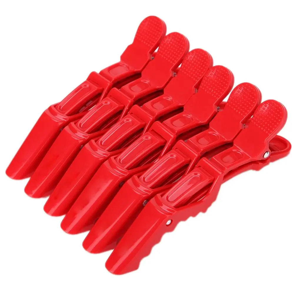 

6PCS Hair Clips Mouth Professional Hairdressing Clips Alligator Hairpins Salon Hair Care Styling Tools
