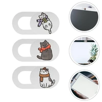 3pcs cute webcam camera cover phone lens protective cover camera masking sticker computer privacy cover for macbook laptop