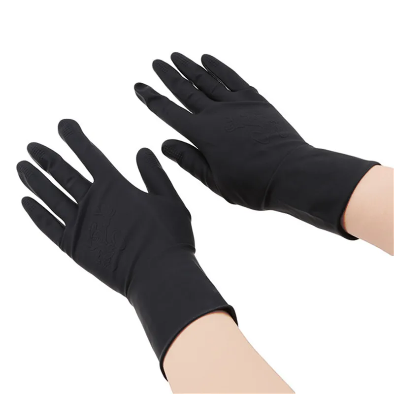 

Thicken Gloves Hair Perm Hair Shampoo Hair Coloring Black Latex Reusable Gloves Salon Hairdressing Styling Tools S/M/L