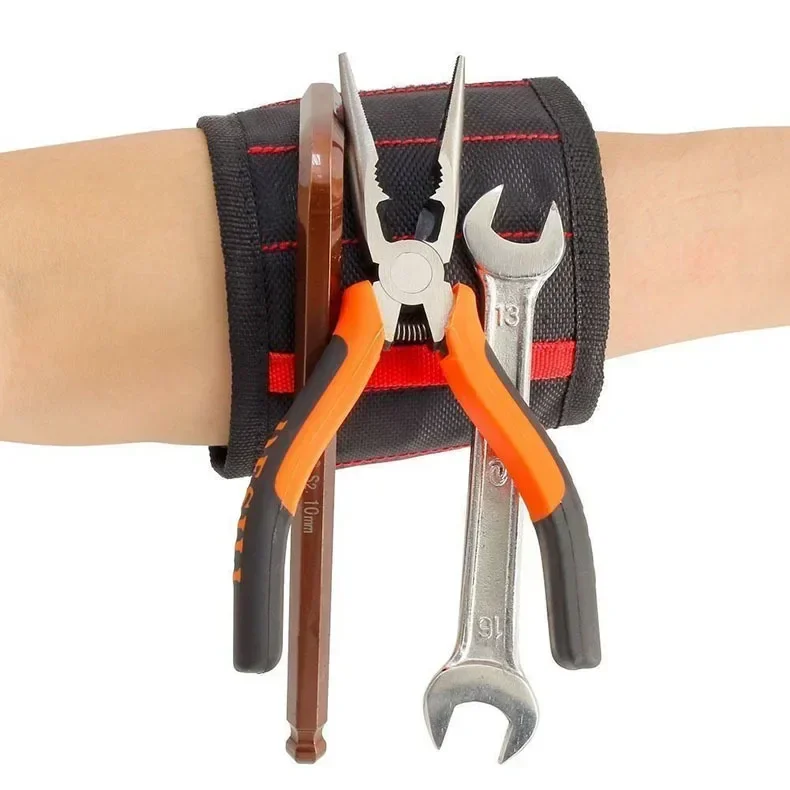 

Magnets Wrist Manager Magnetic Movement Powerful Screw Nail Drilling Set Storage Holds Wristbands Bracelet Magnetic Electrician
