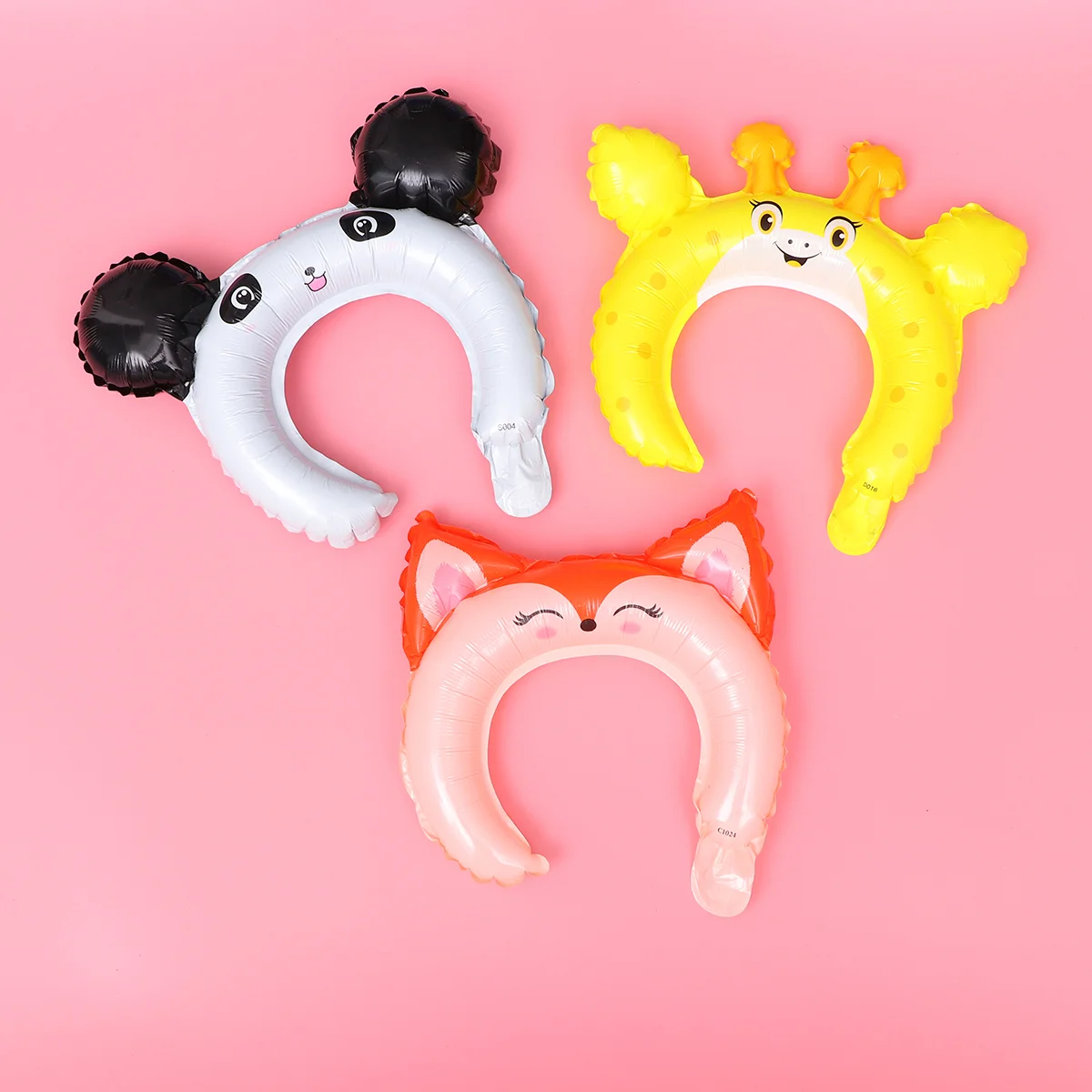 

10pcs Animal Shaped Aluminum Film Balloon Hairband Headdress Headband Birthday Party Decoration for Boy Girl Kids