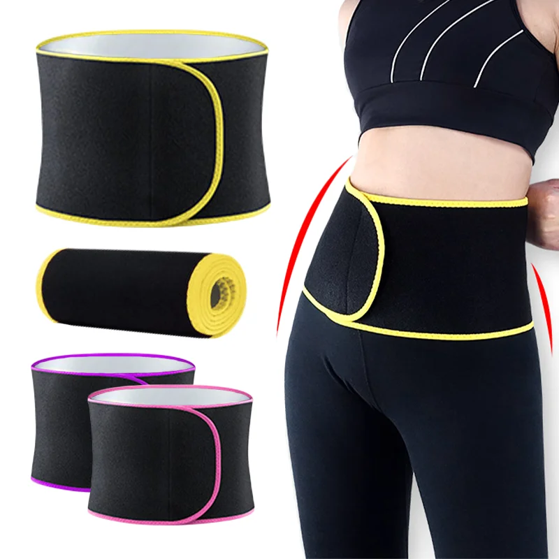 

Silver Ion Sports Sweat Steam Belt Shape Running Durable Waist Training Belt Sauna Abdominal Fat Burner Lower Abdomen Trimmer