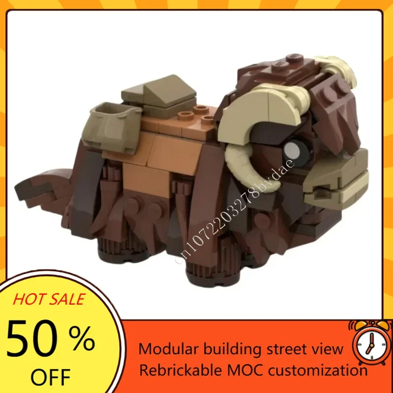 183 шт. Bantha-среднего размера MOC, креативная модель с видом на улицу, пазлы на заказ, архитектура, сделай сам, образование, сборная модель, игрушки, подарки (art.: 3920d18dd1fbb) - 3920d18dd1fbb