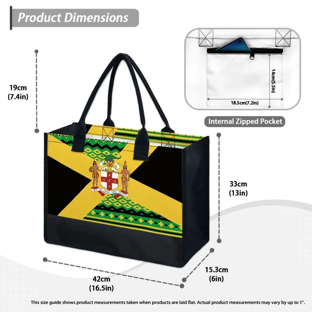 Сумка на плечо женская с флагом и ручками 2023