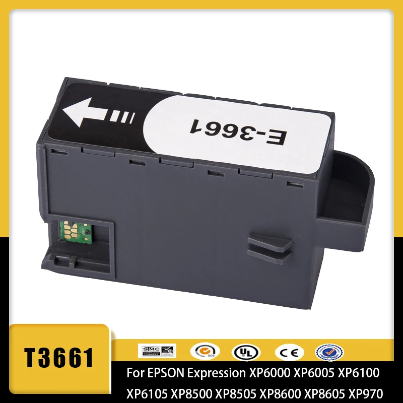 T3661 C13T 366100 Ящик для обслуживания чернил EPMB1 принтеров EPSON XP-6000 XP-6100 XP-6005 XP-6105 XP-8500