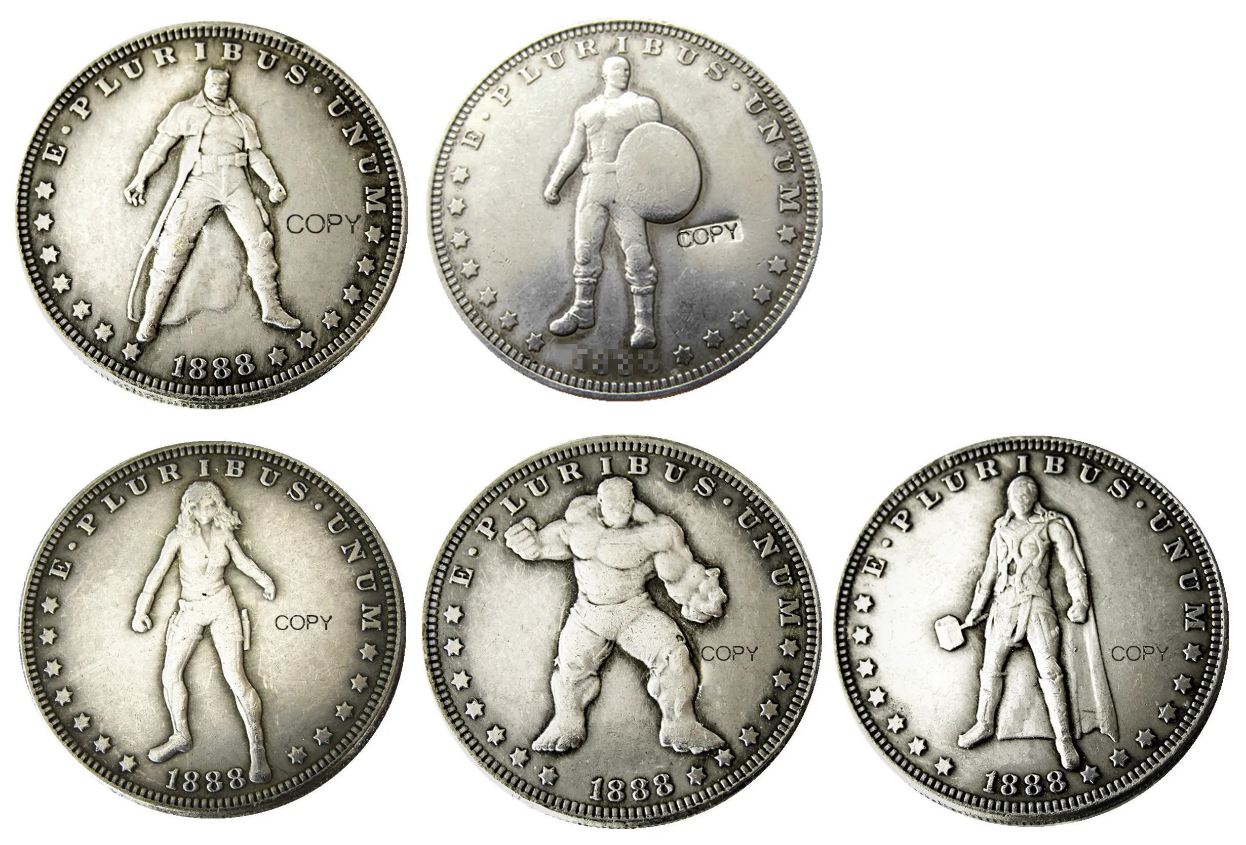 

HB(01-06) США Хобо Морган доллар девушка Посеребренная КОПИЯ монета