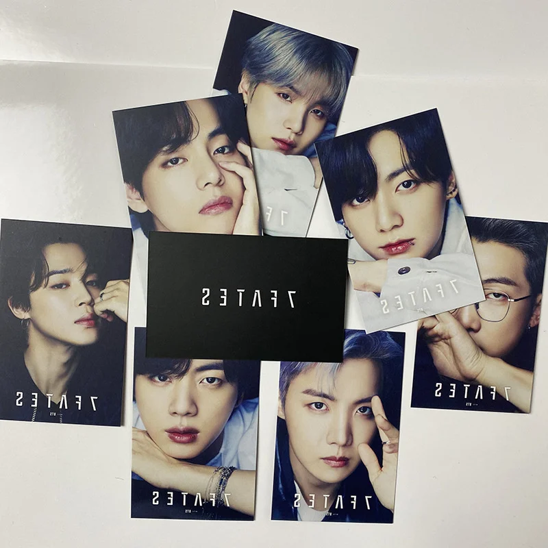 

Kpop Bangtan Boys Photocard New 7FATES Postcard New Album Lomo Card Photo Cards Poster Picture Collection V JIMIN 7-8Pcs/Set