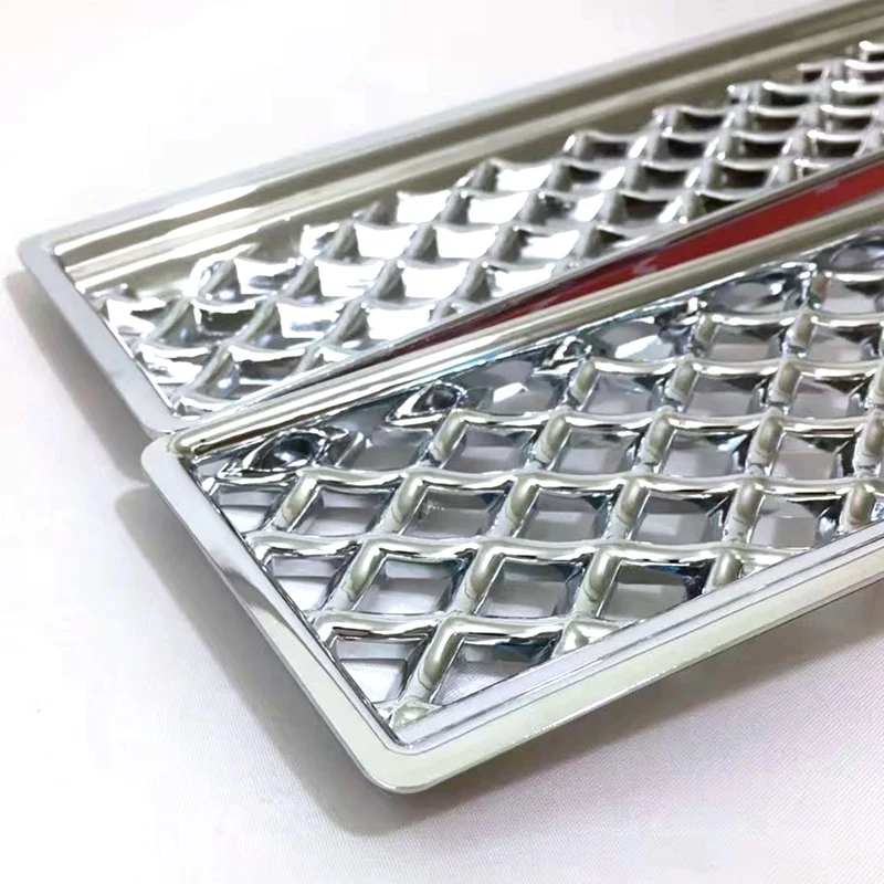 Для Toyota Prado FJ150 LC150 2018 ABS Хромированная передняя нижняя решетка гриль крышка