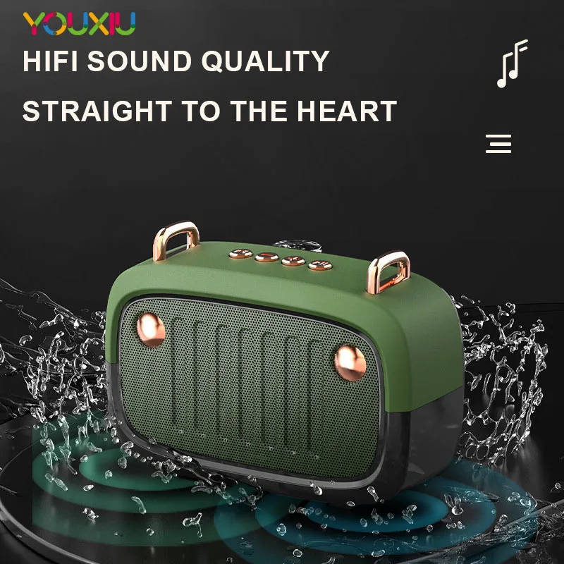 Беспроводной Bluetooth динамик мини наружный сабвуфер 360 ° HD HIFI стерео музыка объемный домашний звуковой ящик Поддержка TF карта fm-радио