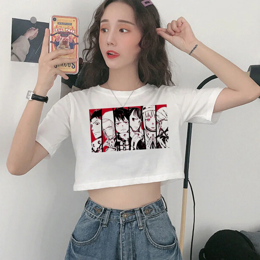 

Кроп-Топ женский Готический в стиле 90-х от fire force