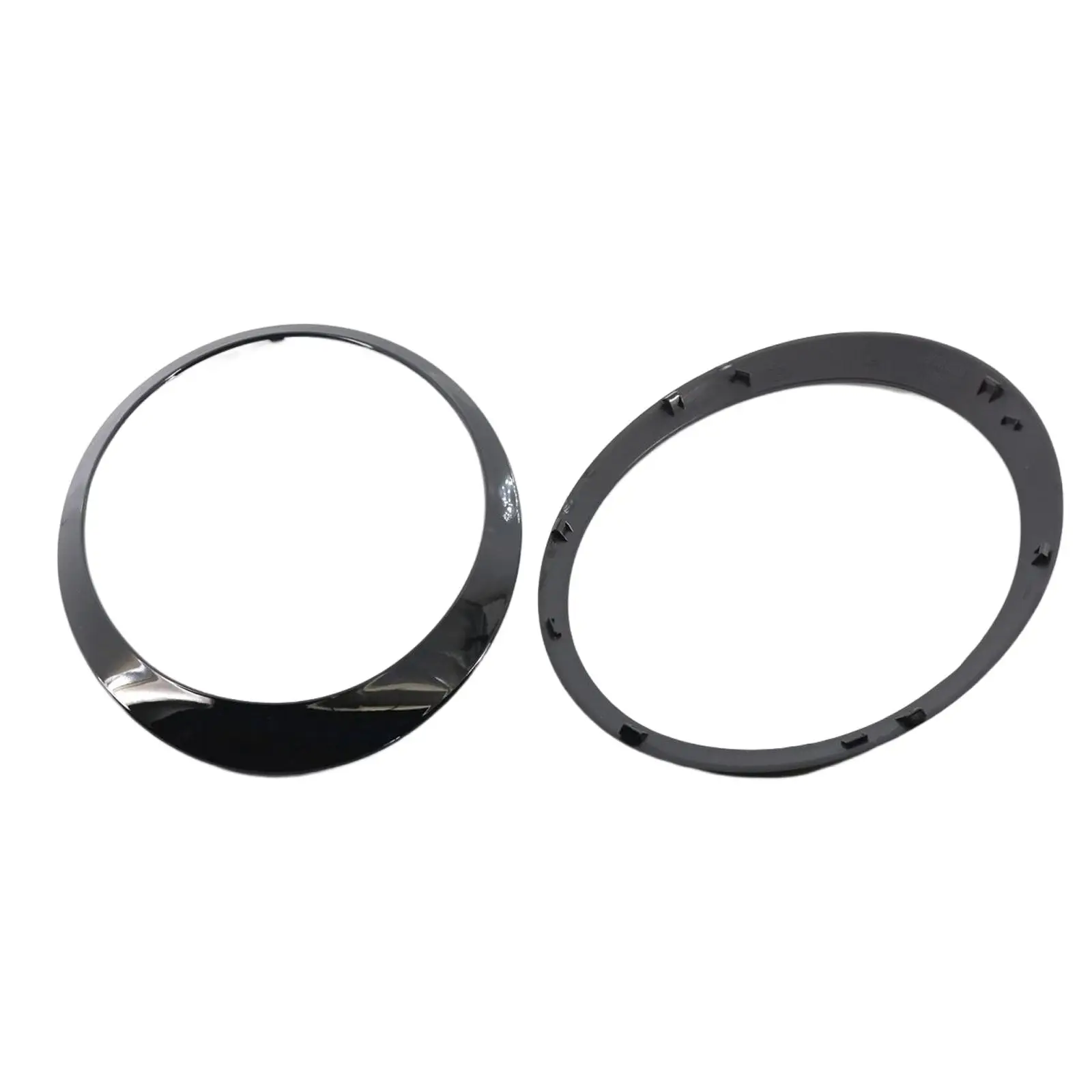 

2 Pieces Headlight Trim Ring, 51137149905 51137149906 for R55 R56