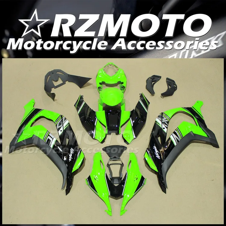

4Gifts New ABS Fairings Kit Fit For Kawasaki Ninja ZX-10R ZX10R 2016 2017 2018 2019 16 17 18 19 Bodywork Set Green