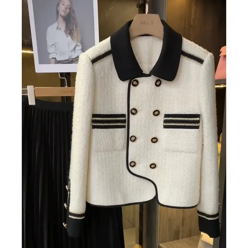 

Классический темперамент, известная леди, уникальный маленький аромат куртка, Женская Новинка весна-осень 2023, роскошь и элегантность