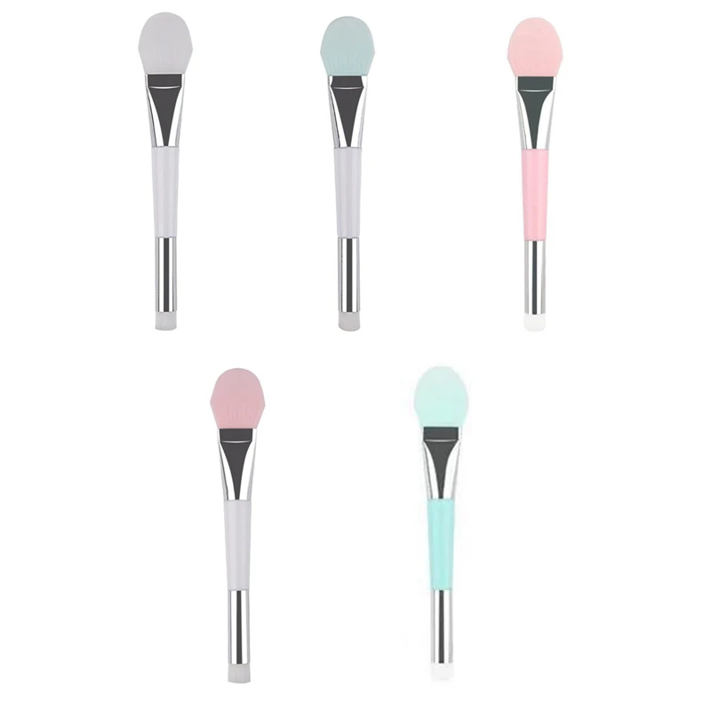 

Professional Double Head Silicone Gel Face Mask Brush Diy Cosmetic Beauty Tools 3 Color Soft Women Skin Face Care Tool