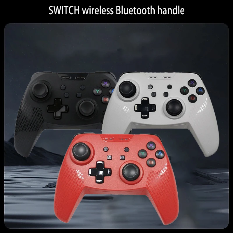 

Wireless Bluetooth Gamepad Have Six Axis with Gyroscope Accelerator Suitable for Switch Host Compatible with PC