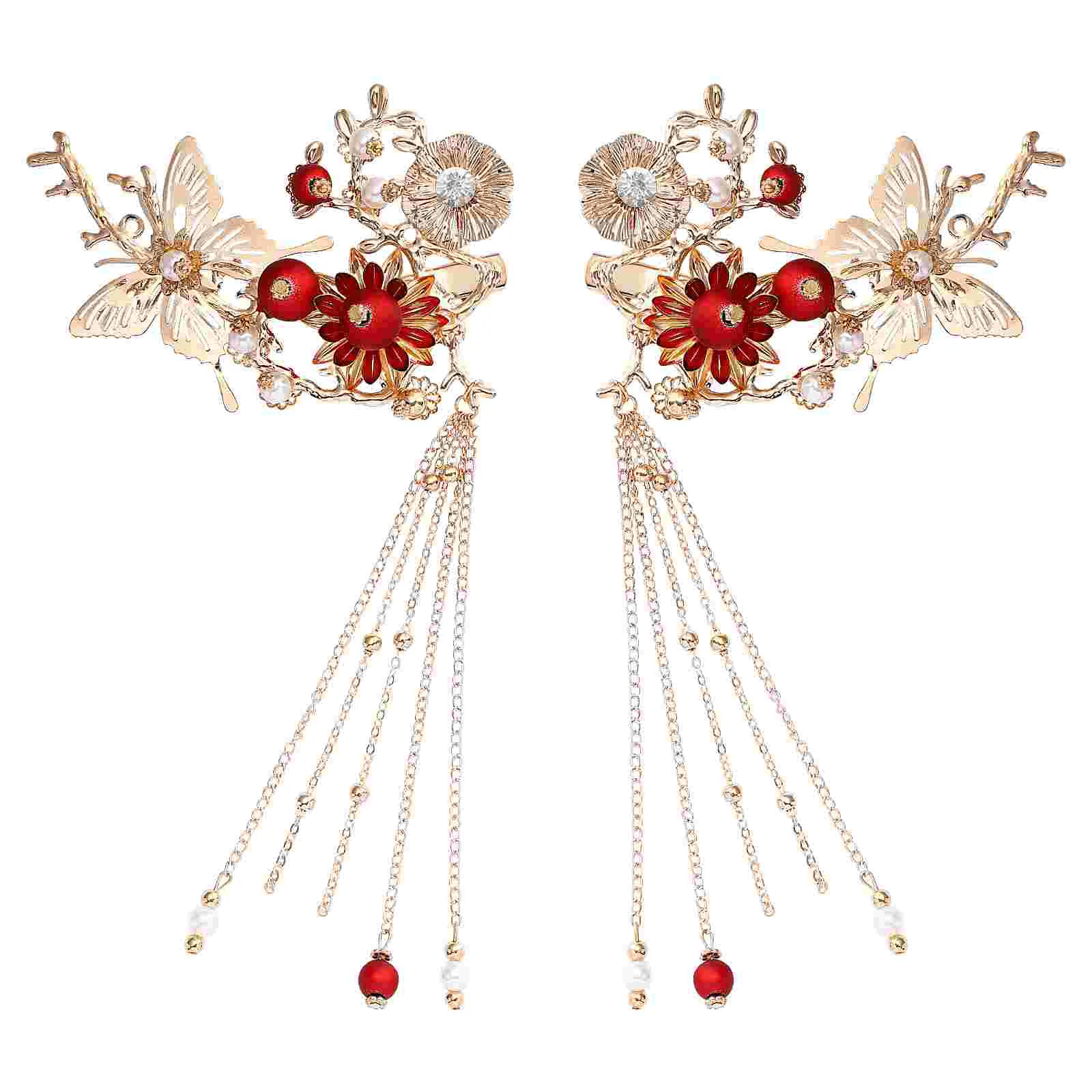 

Rhinestone Headpiece Women Hairpin Accessories Jewelry Wedding Brides Hanfu Miss
