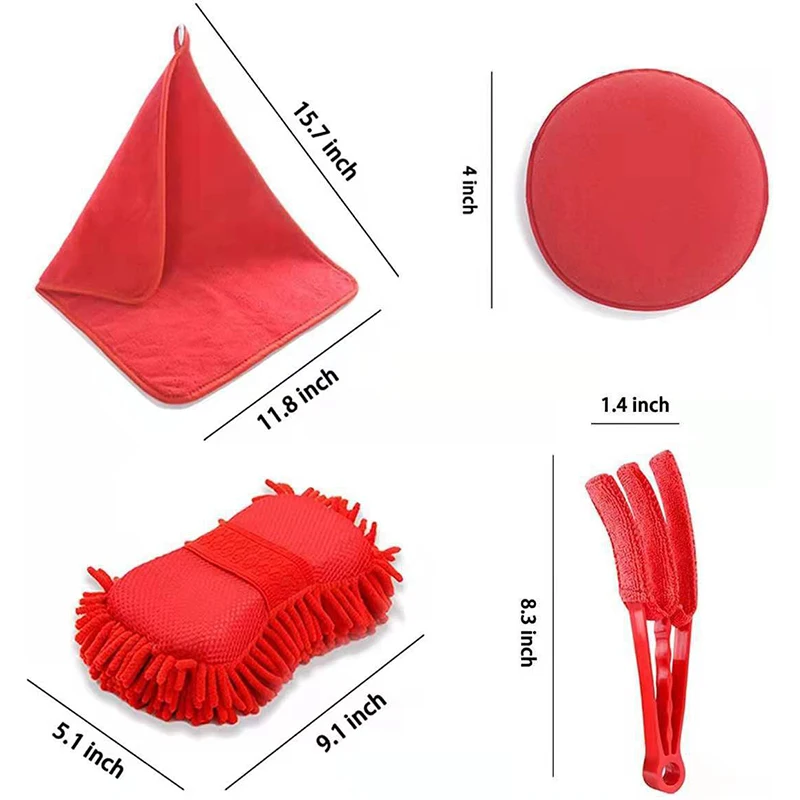 18 шт. щётки для мойки автомобилей |