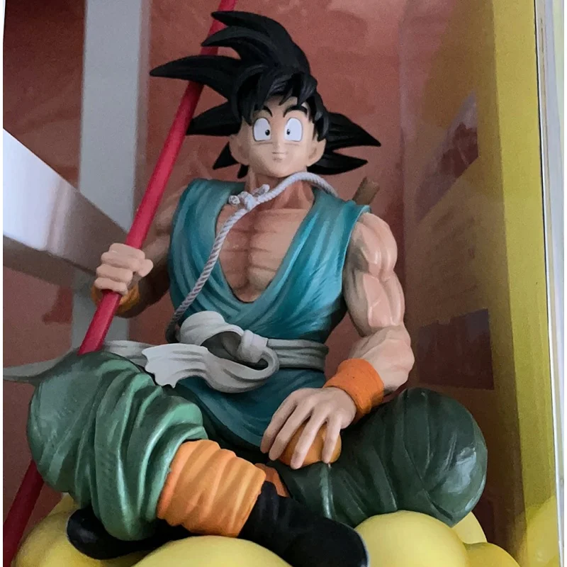 Лидер продаж 21 см фигурка Dragon Ball Z Son Goku Somersault Cloud модель куклы ПВХ Esk Decora статуя