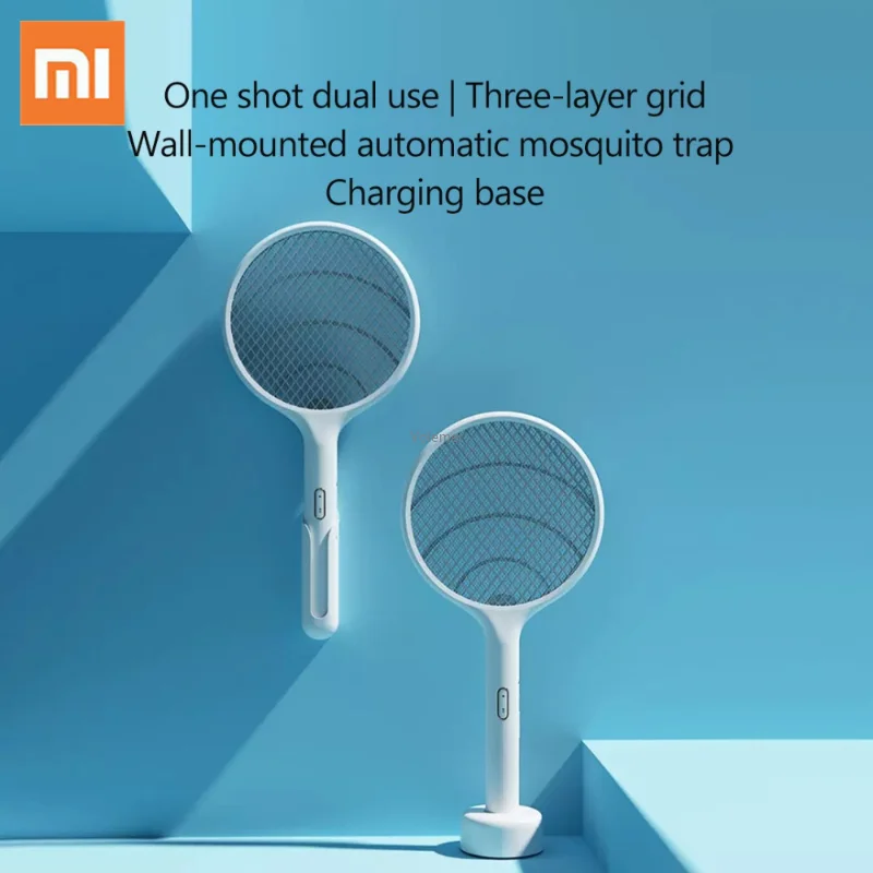 

Xiaomi Qualitell Electric Mosquito Swatter Handheld Insect Fly Wall-mounted Mosquito Trap Killing Dispeller LED Mosquito Killer