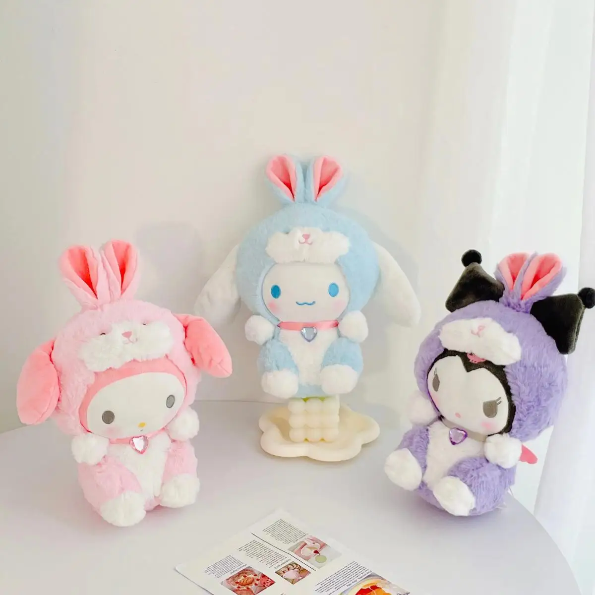 

Hello Kitty Kawaii Cinnamoroll My Melody Kuromi аниме милая плюшевая кукла игрушка мультфильм творческий Косплей серии плюшевая кукла в подарок
