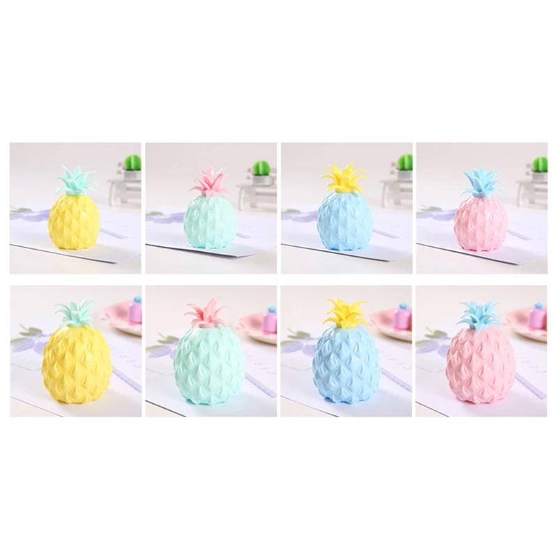 

Pineapple Stress Balls Toys Squishy Tropical Fruit Gel Toy Squeeze and Pull
