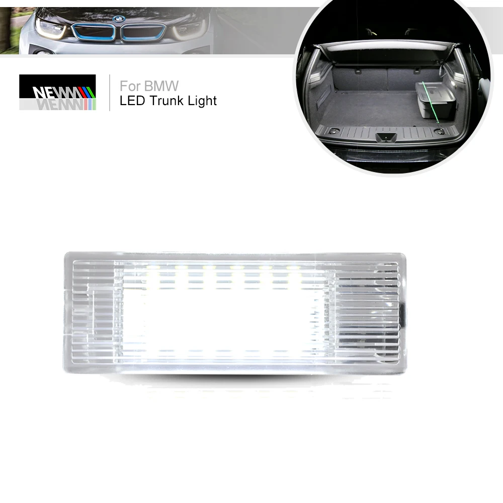 

1Pc For BMW i3 I01 Mega Rex Mega 2013-UP LED Footwell Interior Lights Canbus Glove Box Lights Luggage Lamp Bimmer Boot Lamps