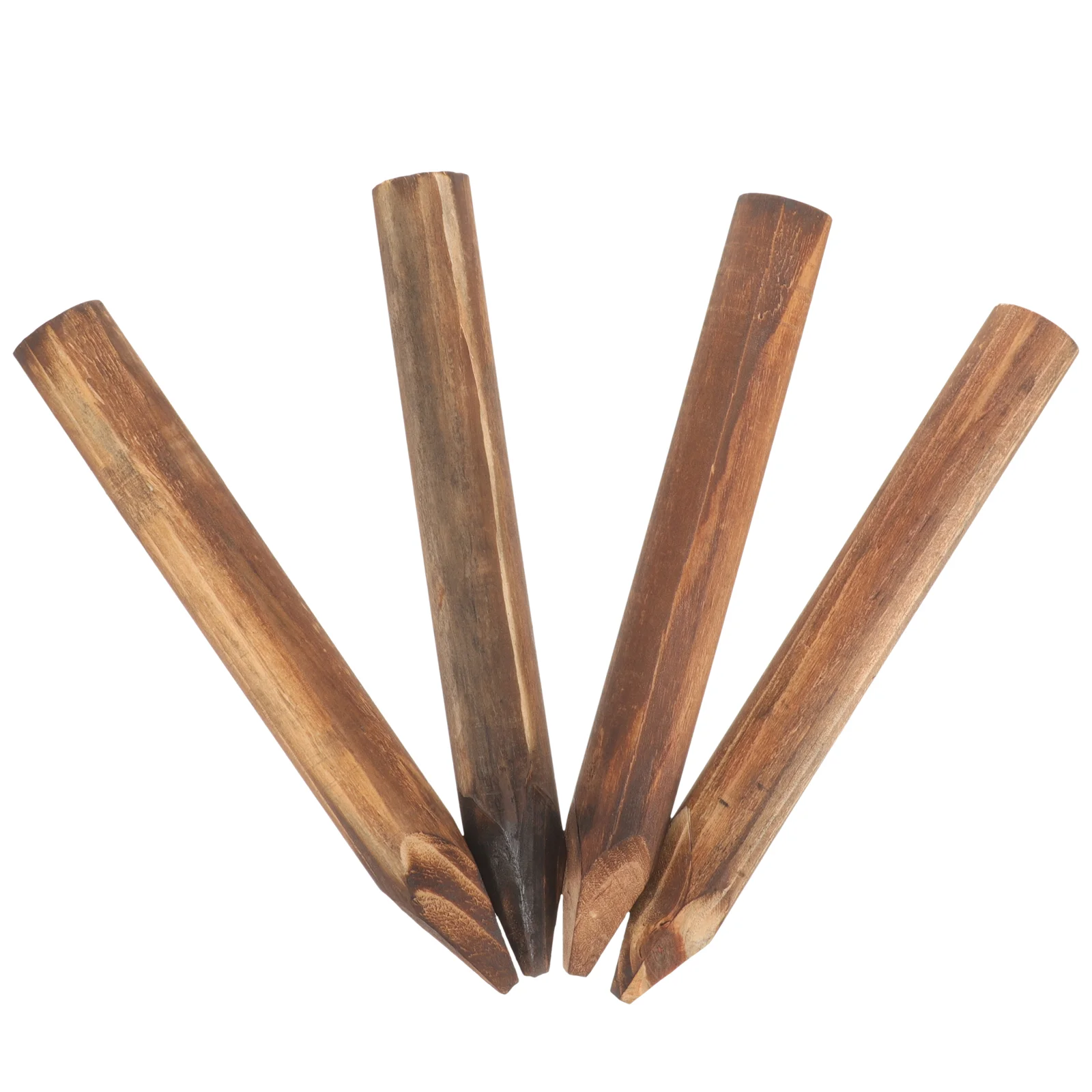 

4 Pcs Wood Lawn Fence Decor Garden Border Flower Bed Edging Borders Dog Outdoor Gardening Decorate Fences The Yard