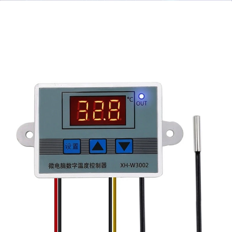 Профессиональный цифровой светодиодный регулятор температуры W3002 12 В 10 А