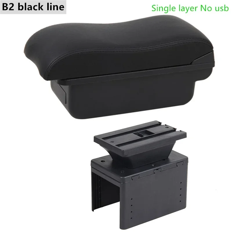 

Подлокотник для Fiat Grande Punto для Fiat Punto, автомобильный подлокотник, центральный ящик для хранения, внутренняя модернизация с USB-аксессуарами для автомобиля