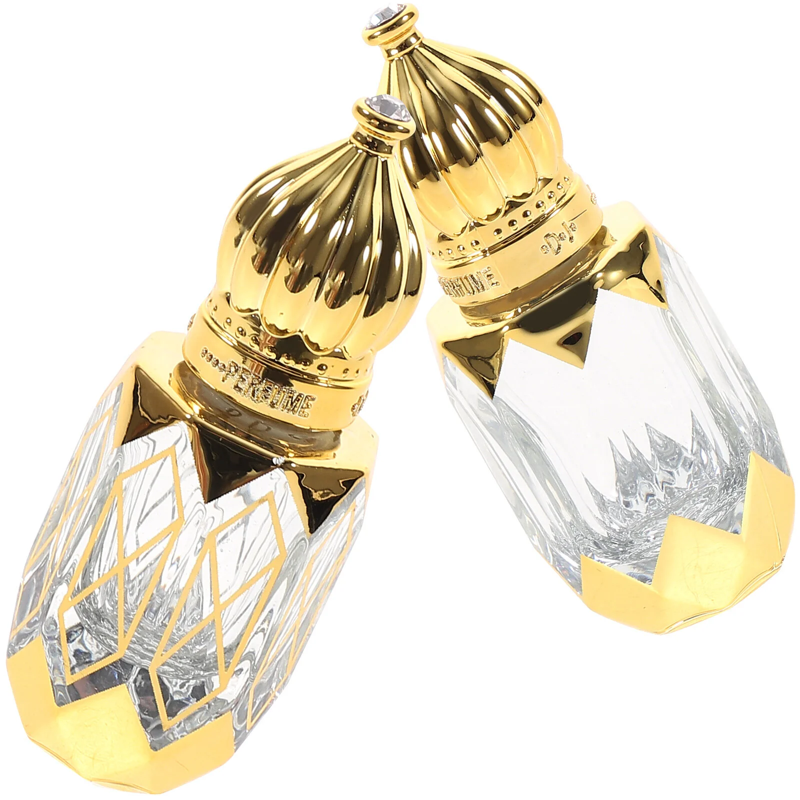 

2 Pcs Portable Perfume Bottle Mini Perfumes Travel Size Glass Travel Mini Empty Perfume Mini Perfume Refill Small Roller Roller