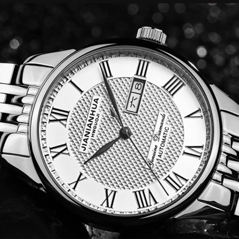 Carnival Brand Fashion Business Watch for Men Luxury Sapphire Dress Automatic Mechanical Wristwatch Waterproof 2023 Montre Homme
