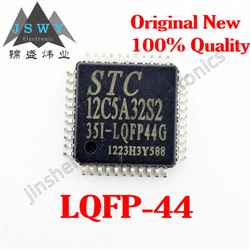 

5PCS STC12C5A32S2-35I-LQFP44G STC12C5A32S2 STC MCU SMD LQFP44 100% Brand New Authentic Free Shipping