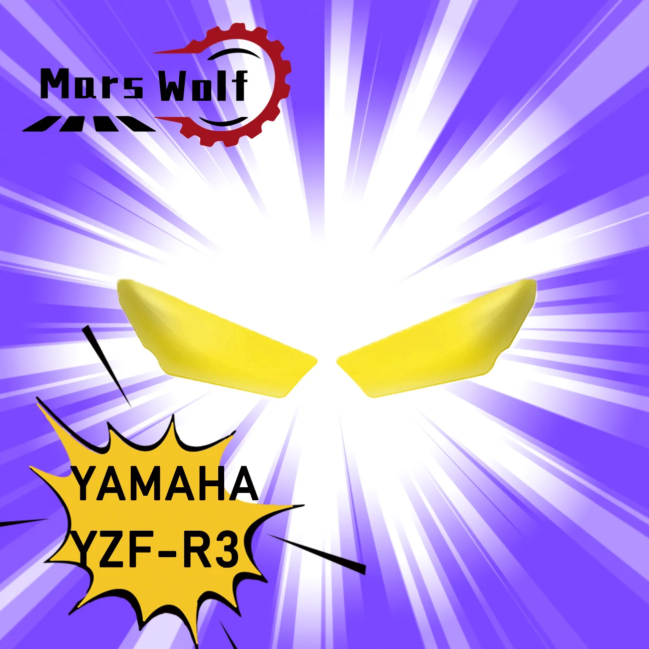 

Акриловый световой лист для защиты мотоциклетных фар YAMAHA YZF-R3 2015-2018