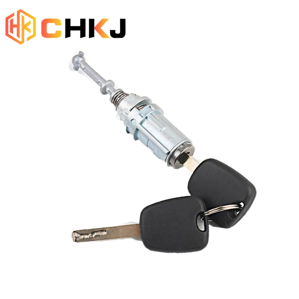

CHKJ Car Left Door Lock Cylinder Locks For Citroen C2 C3 9170.T9 With 2 Keys Replacement Lock Set Locksmith Tools Accessories
