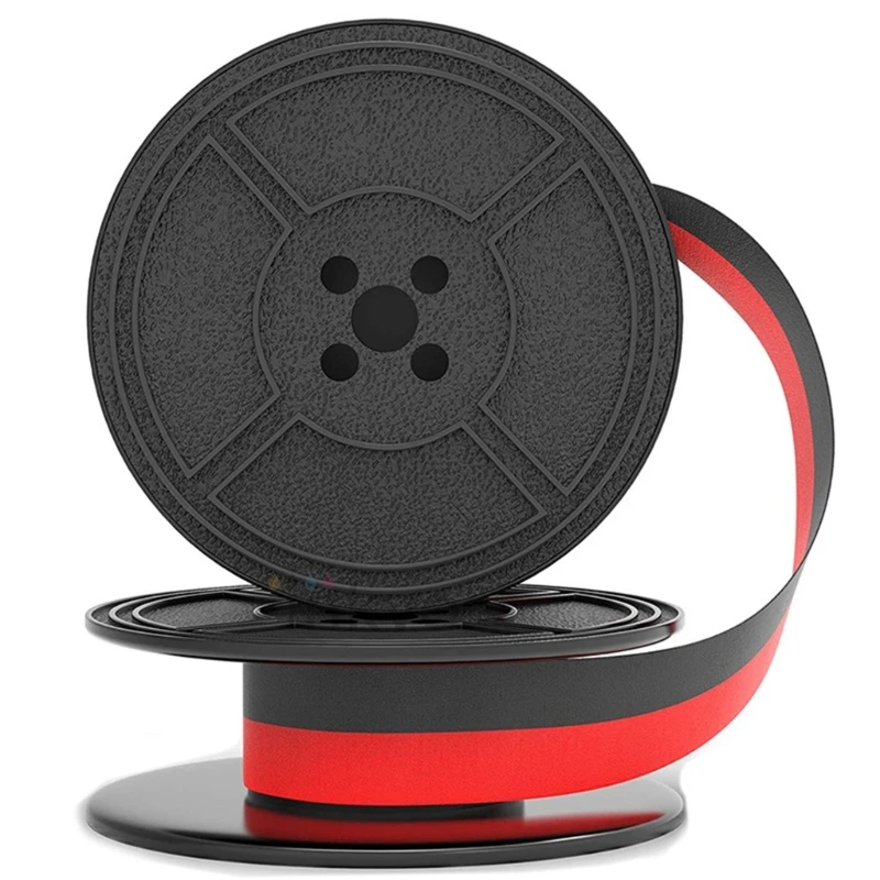 

Retro Typewriter ML80 Ribbon Twin Spool for OKI ML80,81,82,83,92 Black and Red