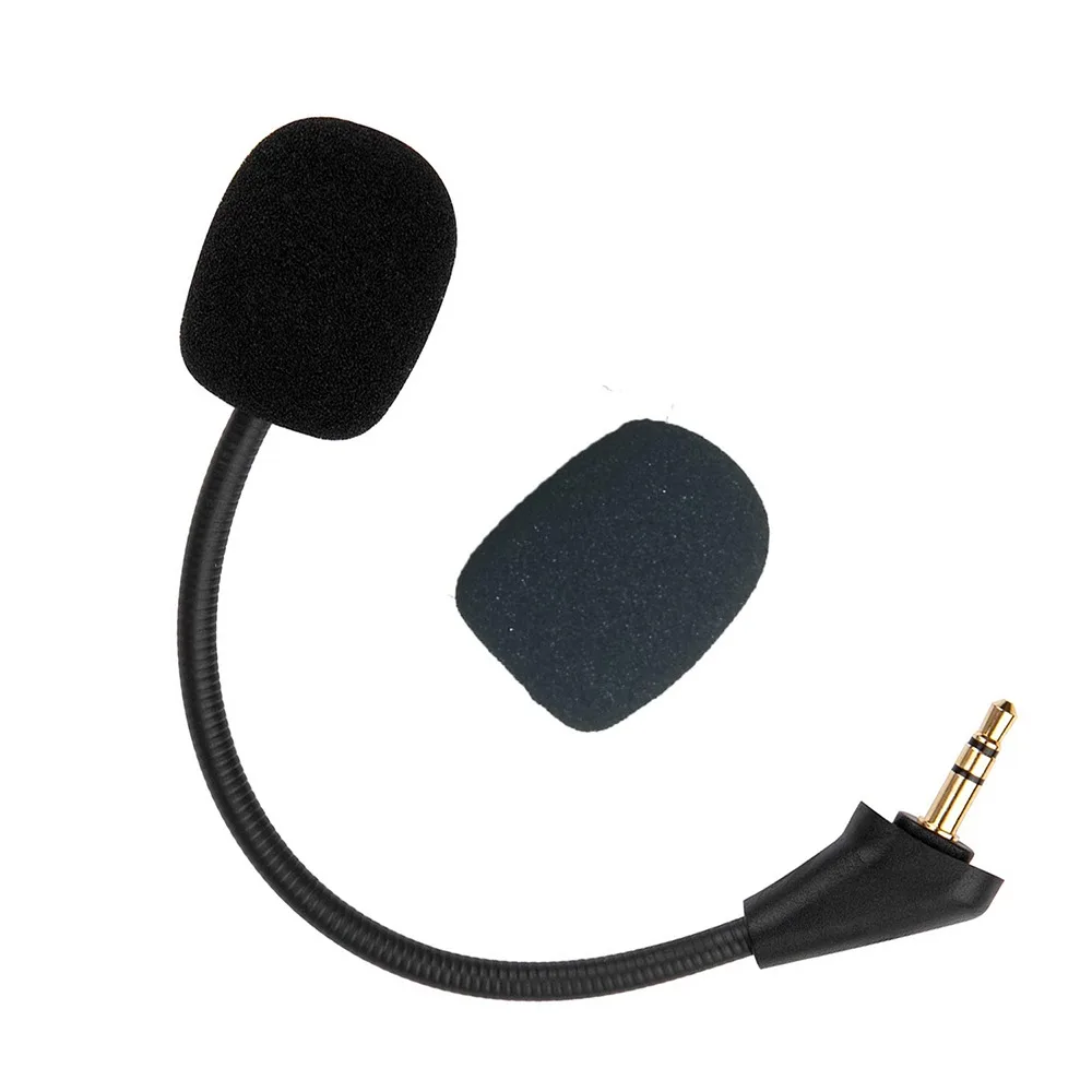 

Replacement 3.5mm Jack Microphone Mic Booms With Noise Cancelling Detachable Foam Cover For Kingston HyperX Cloud Mix Headsets