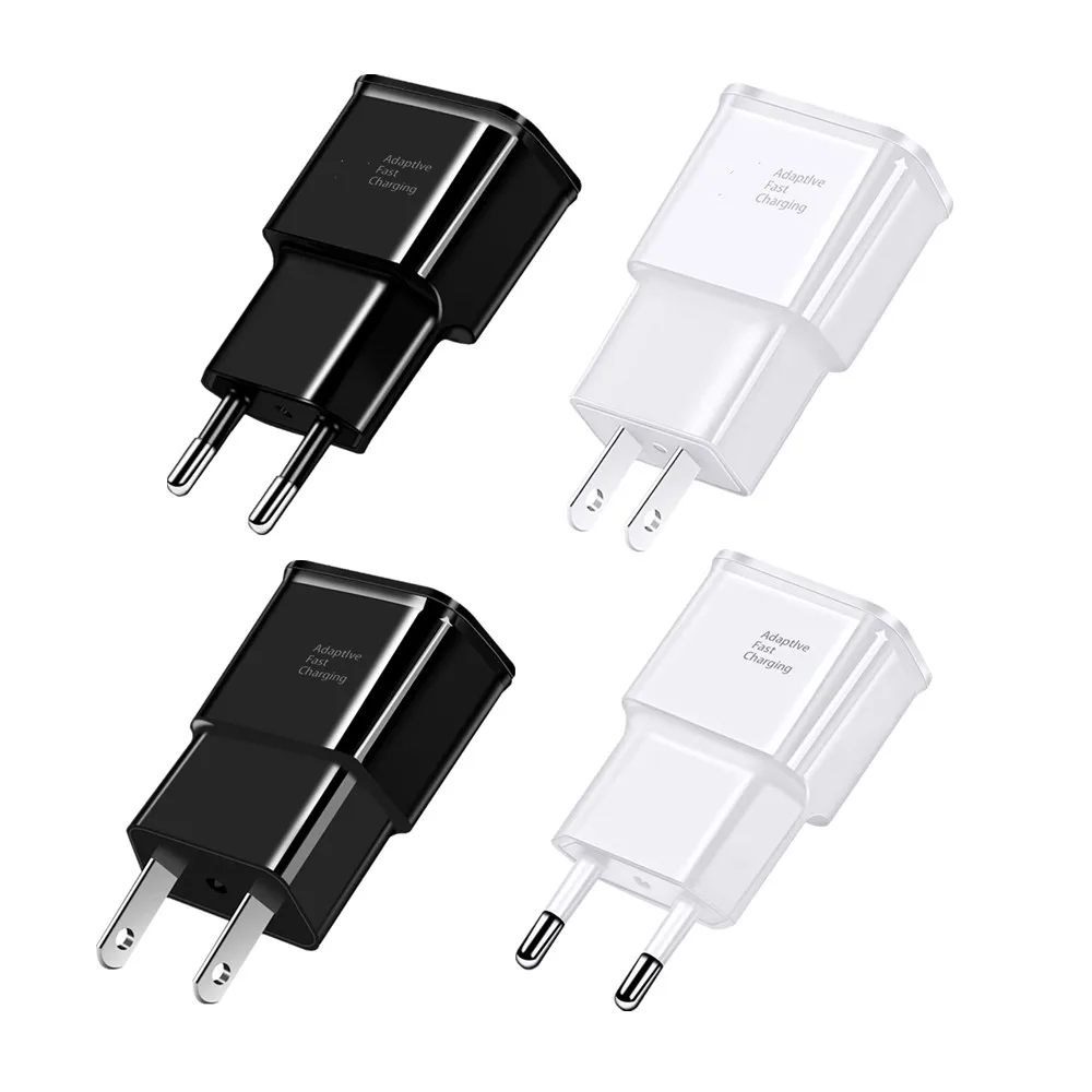 

10pcs 15W 5V 2A 9V 1.67A Eu US AC Home Travel Wall Charger Portable Power adapters For Samsung Galaxy s6 s10 s20 s22 Huawei LG