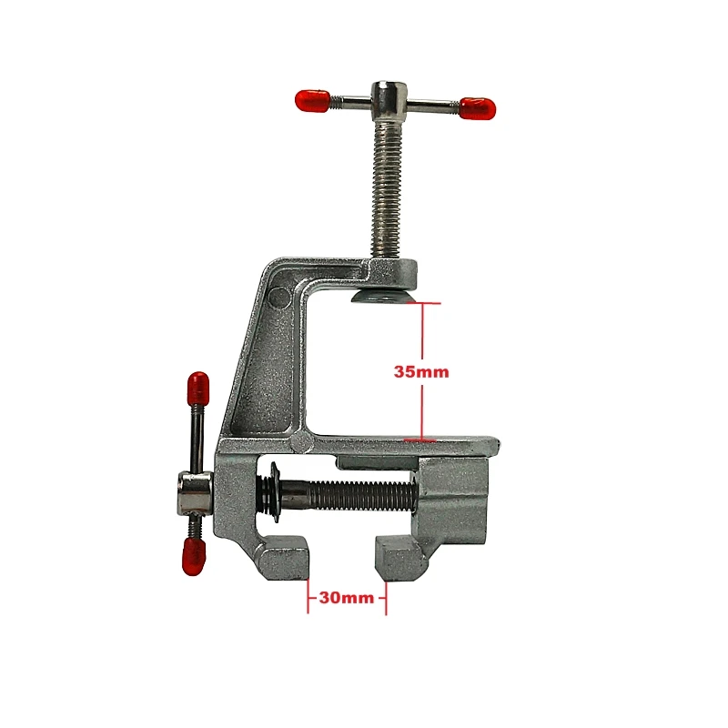 

Aluminum Miniature Small Jewelers Hobby Clamp On Table Bench Vise Mini Tool Vice for CNC Milling Engraving