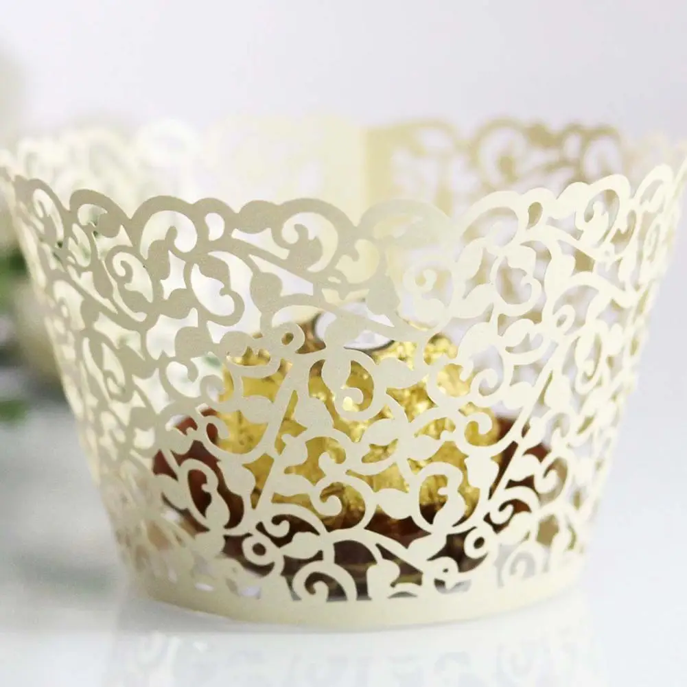 

50pcs/Set Cupcake Wrappers Baking Molds Kitchen Cooking Bakeware Maker DIY Oilproof Cake Wrapper Cake Decorating Tools