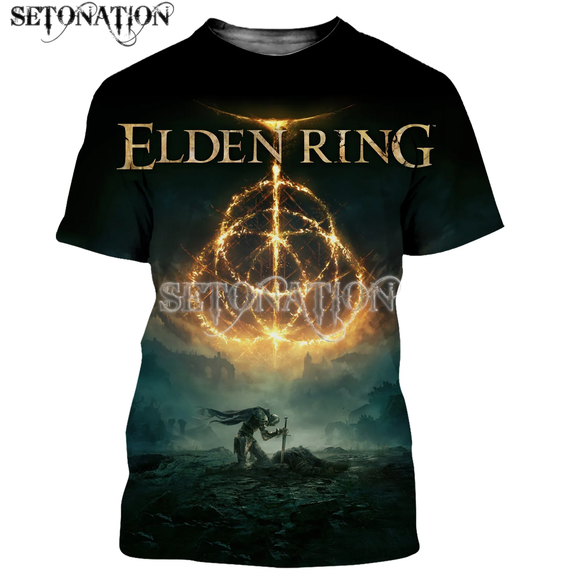 

Elden Ring men/women 3D High Quality printed t-shirts casual style t shirt streetwear tops dropshipping