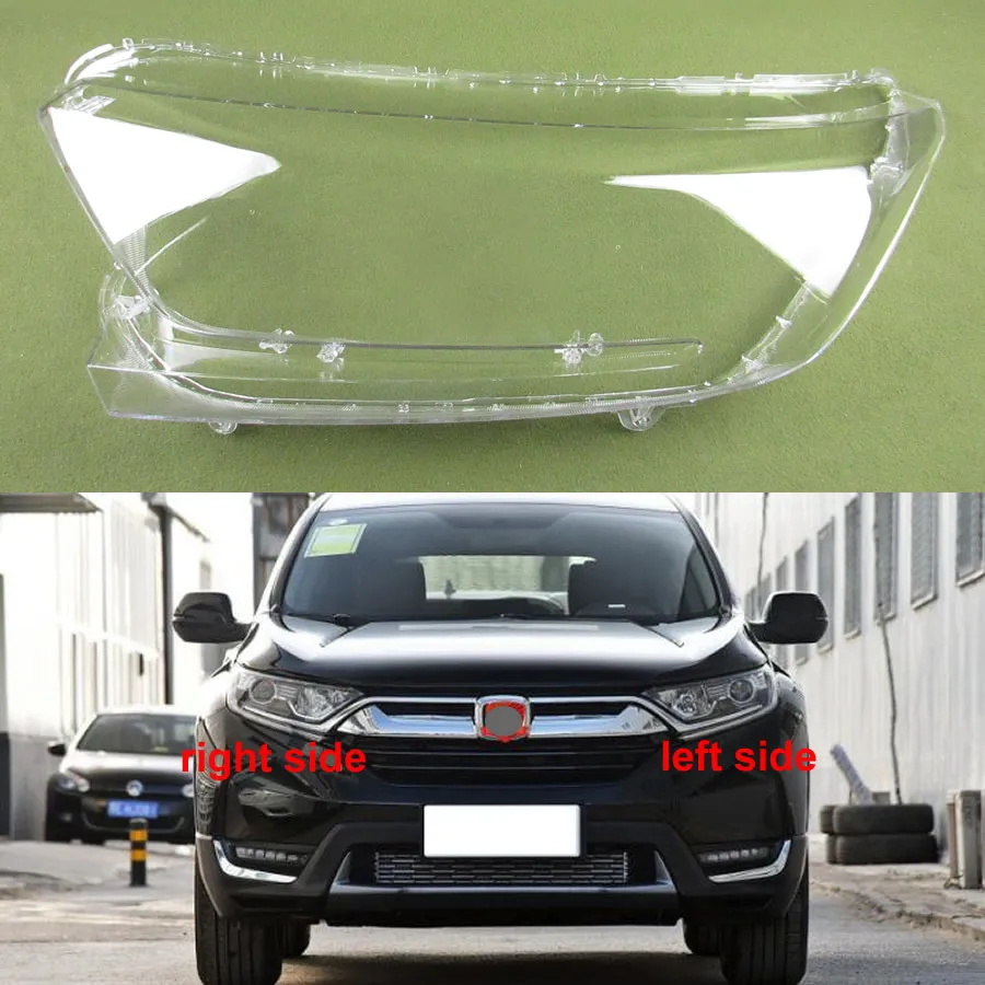 

For Honda CRV CR-V 2017 2018 2019 2020 Front Headlamp Cover Transparent Lamp Case Headlight Shell Lens Lampshade Plexiglass