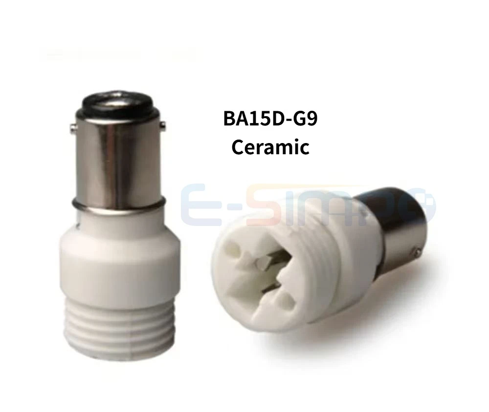 BA15D TO E11 E12 E14 E2627 G9 MR16 GU10 ЧерныйБелый светодиодный держатель лампы CFL Патрон для светильника Преобразователь Удлинительный адаптер CE RoHS (art.: 3920d366e47ea) - 3920d366e47ea