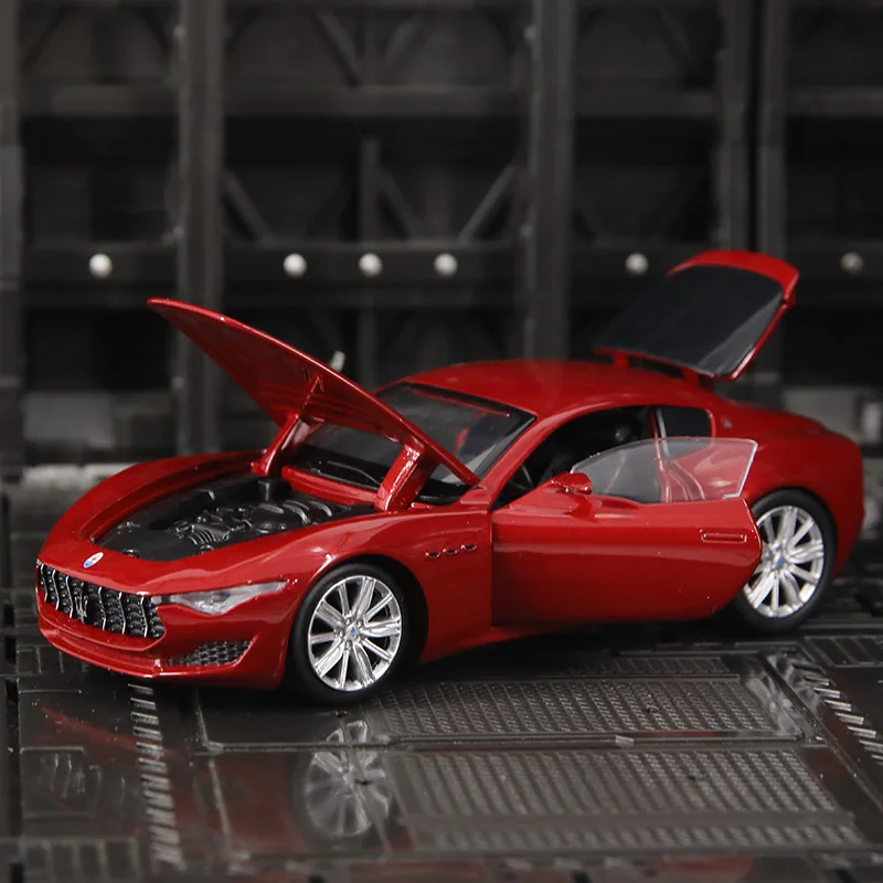 

1:32 Maserati Alfieri модель спортивного автомобиля из сплава, Литые металлические игрушечные автомобили, модель автомобиля со звуком и искусственной реальностью, детская игрушка в подарок