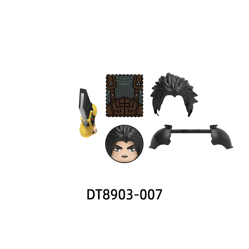 Фото Final Tifa Zack Cloud Sephiroth Strife Fair Lockhart Fantasy Модель Блоки MOC Набор кирпичей Подарки Игрушки DT8903 №3