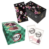 anime demon slayer blade card collection cards game letters cards tcg game cards table playing toys kids gift playing card toy